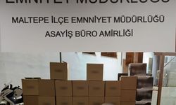 Maltepe’de sigara imalathanesine operasyon