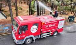 Ümraniye Belediyesi, yangınlara karşı ekipleriyle birlikte teyakkuzda olduğunu duyurdu