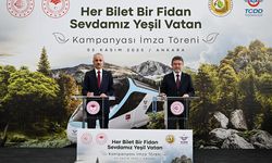 Hızlı trenle seyahat eden her yolcu adına bir fidan dikilecek