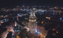 Galata Kulesi'nde kültürel mirasların görselleri yansıtıldı