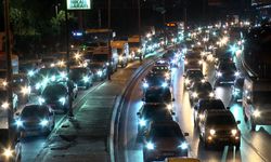 Ara tatil öncesi trafik yoğunluğu yüzde 87'ye ulaştı