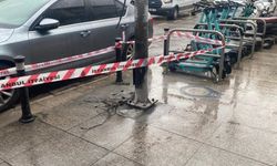 Bağdat Caddesi'nde yılbaşı ışık süslemeleri alev aldı