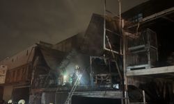 Atatürk Oto Sanayi Sitesi'nde korkutan yangın