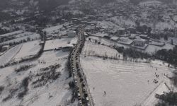 Kış Festivali'ne yoğun katılım trafiği felç etti