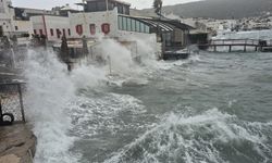 Tekneler karaya vurdu, feribot seferleri yapılamadı