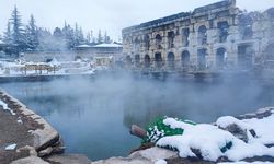 Tarihi Roma hamamında masalsı görüntüler