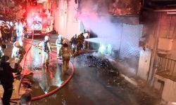 Motosiklet tamirhanesinde patlama