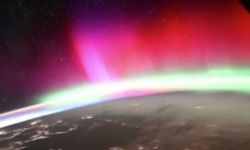 Uzaydan kuzey ışıkları görüntülendi