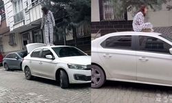 Esenyurt’ta görenleri şaşkına çeviren anlar