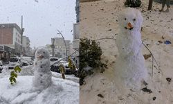 Kardan adamlar kentin simgesi oldu