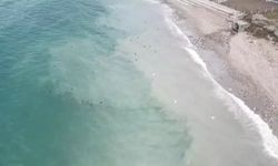 İSKİ'nin atık suyu denizin rengini değiştirdi