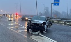 Ters yön kazası kameralara yansıdı