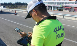 Dron takibiyle 12 sürücüye ceza kesildi