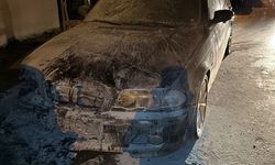 Park halindeki araçta yangın paniği