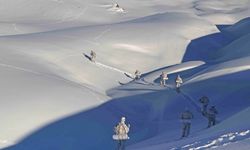 Karlı arazide hudut emniyeti çalışması