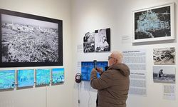 'Kuşbakışı Filistin' sergisi ziyarete açıldı