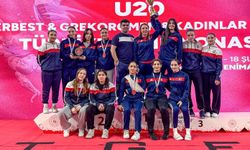 U20 kadınlar güreşinde şampiyon Aski spor!