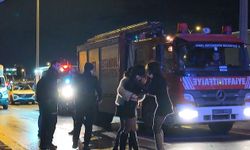 Kaza yerini birbirine katan kadınlar kamerada!