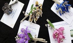 Endemik bitkiler takı ve kumaşa, duygular maniye dökülüyor