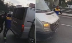 Büyükçekmece'de tartıştığı kişinin aracına saldırmıştı, hemen yakalandı