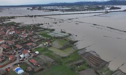 Edirne'de tarım arazileri su altında kaldı