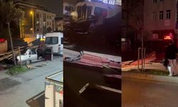 İstanbul'da fırtına! Çatılar uçtu, dev dalgalar oluştu