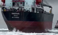 Sarıyer’de karaya oturan gemi kurtarıldı