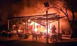 Avcılar'da kafe alev alev yandı