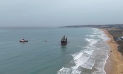 Karaya oturan gemiyi kurtarma çalışmaları sürüyor