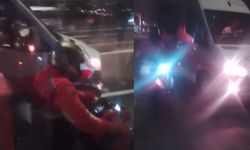 Fırtınada motokuryeye destek!