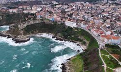 Şile Sahili'ni fırtına vurdu