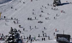 Uludağ'da hafta sonu yoğunluğu