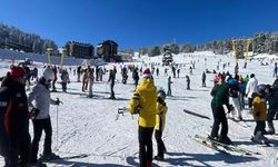 Uludağ'da rekor yoğunluk