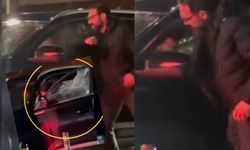 Kadın sürücüye aracında saldırı!