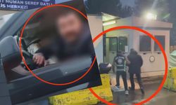 Aracın önünü kesip terör estirdi