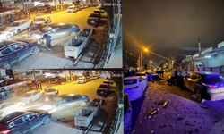 5 aracın karıştığı zincirleme kaza kamerada!