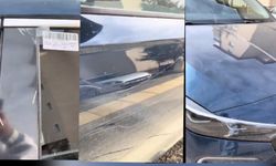 Sıfır araca vicdansız saldırı, jelatinlerini bile sökememişti!