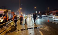 Küçükçekmece’de zincirleme trafik kazası: 1 yaralı
