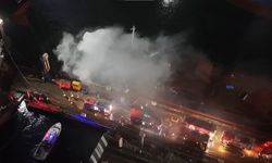 Kuru yük gemisinde çıkan yangın söndürüldü