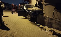 Gece yarısı şaşkına çeviren kaza
