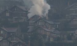 Beykoz’da 3 katlı villada yangın paniği