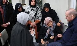 Erdoğan komşularıyla bayramlaştı