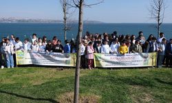 Büyükçekmece'de 100 fidan ekildi