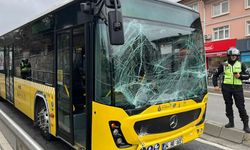 Üsküdar’da iki İETT otobüsü çarpıştı