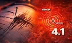Ankara'da 4.1 büyüklüğünde deprem