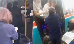 İzmir'de bir kadın dolmuşta doğum yaptı