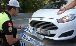 Standart dışı plakaya ağır ceza
