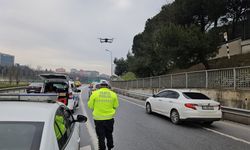 Sarıyer’de trafik ihlallerine dronlu denetim