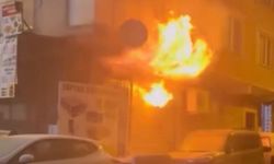 Kağıthane’de iş yeri yangınında patlama