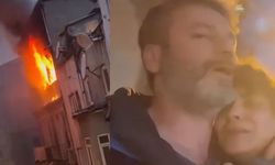 Ünlü oyuncu yangından son anda kurtuldu
